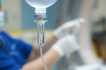 Set vitamin iv fluid intravenous drop saline drip hospital room Medical Concept treatment emergency...