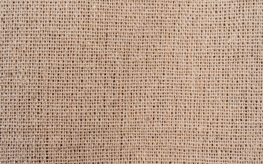 Sackcloth or burlap background with visible texture