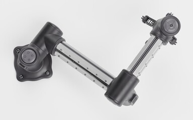 Realistic 3D Render of Robotic Arm