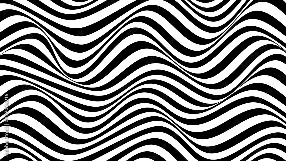 Poster eps10 abstract background. flat effect of black and white waves. perfect element for any use you wan