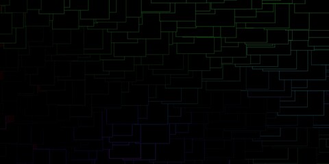 Dark Multicolor vector layout with lines, rectangles.