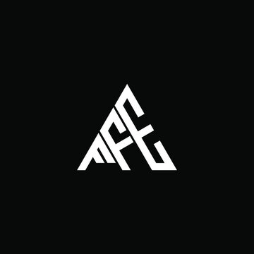 F F E letter logo abstract creative design. F F E unique design
