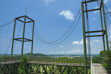 Beautiful scenery at Rayong city view point.