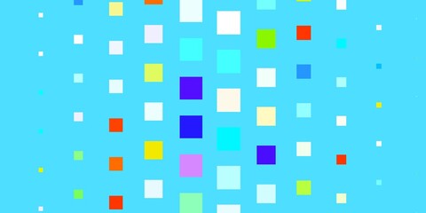 Light Multicolor vector template in rectangles.