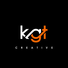 KGT Letter Initial Logo Design Template Vector Illustration