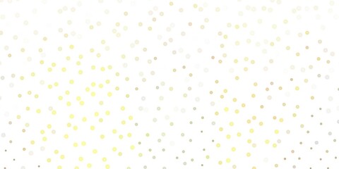 Light green, yellow vector natural layout with flowers.