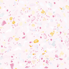 Terrazzo Texture Vector. Flooring Seamless Pattern