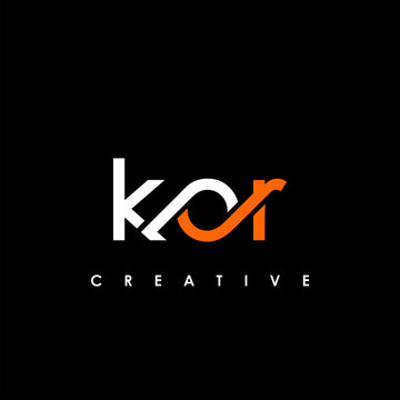 KOR Letter Initial Logo Design Template Vector Illustration