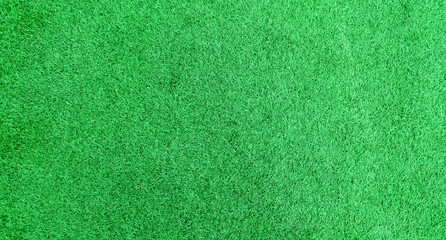 green artificial turf top view