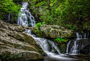 Spruce Flats Falls in the Great Smokys