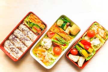 手作りのお弁当