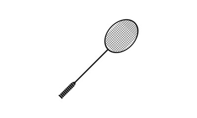Badminton racket vector design