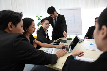 Speaker at Business Conference and Presentation. Audience at the conference hall.Speaker Giving a Talk at Business Meeting. Audience in the conference hall.