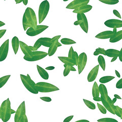 緑の葉っぱ背景素材シームレス