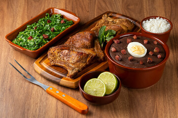 (Comida Mineira) - Traditional Brazilian food.