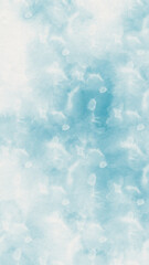 Watercolor abstract illustration in with smudges in light and dark shades of blue colors