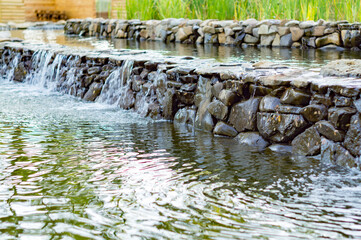 waterfall in the park