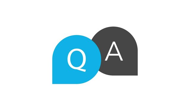 Translate flat icon on white background. Motion graphics.
