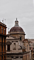 Fototapeta na wymiar Dome of the church of San Michele