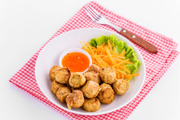 Deep Fried Crab Meat Rolls