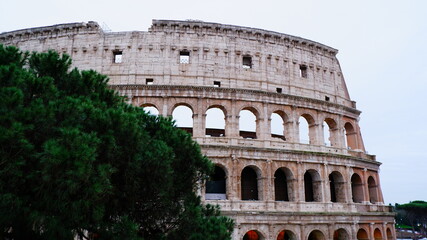 Fototapeta na wymiar Low Angle View Of Coliseum