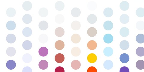 Light blue, red vector template with circles.