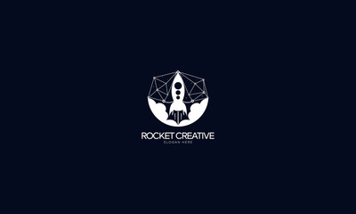 Rocket App Logo. Rocket Tech Logo Vector