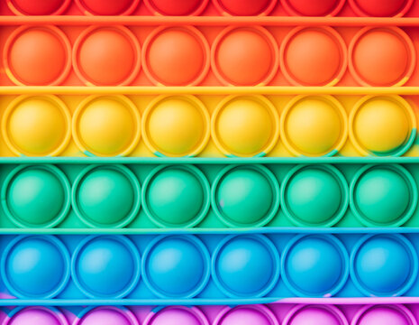 Pop it fidget toys to help reduce stress and anxiety in kids and adults