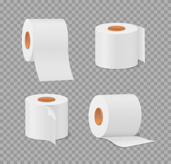 Toilet paper towels roll for bathroom, restroom.