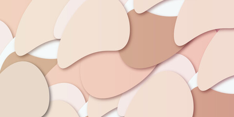 abstract colorful papercut tiles background