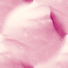 Obraz na płótnie Canvas Alcohol ink pink seamless background. For card