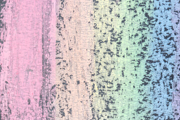 Colorful chalk texture paint wall background