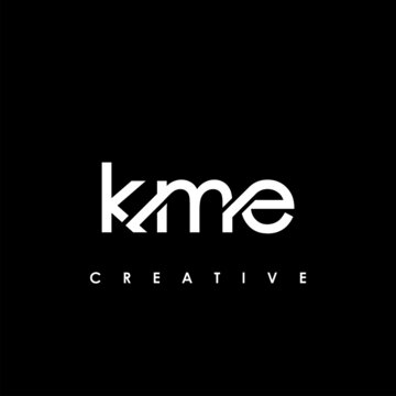 KME Letter Initial Logo Design Template Vector Illustration