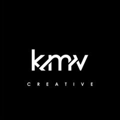 KMV Letter Initial Logo Design Template Vector Illustration