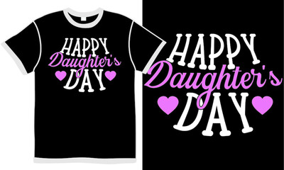 happy daughter's day, family daughter love, first love daughter, beautiful daughter design, birthday wishes for daughter vintage design