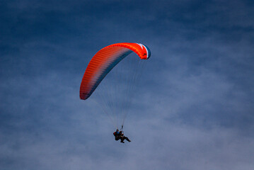 Paragliders in the state of Minas Gerais, Brazil