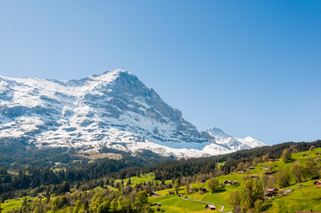 Grindelwald, Eiger, Eigernordwand, Mönch, Jungfrau, Alpen, Berner Oberland, Kleine Scheidegg,...