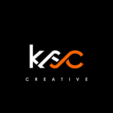 KSC Letter Initial Logo Design Template Vector Illustration