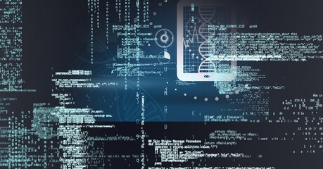Composition of dna strand and scientific data processing
