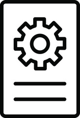 IVR Integration line icon vector. IoT