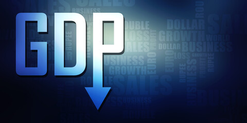 2D Digital Abstract Business Networking background
