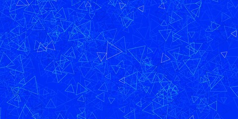 Dark Blue, Green vector template with triangle shapes.