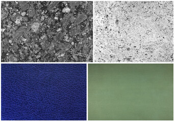 Set of texture or background. Close up.