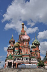 Fototapeta na wymiar St. Basil's Cathedral on Red Square. Moscow, Russia, May 22, 2021.