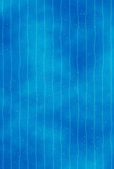 青のストライプ模様　縞模様　背景　水彩　テクスチャー素材　縦