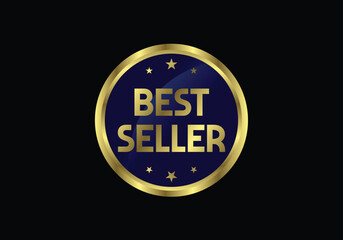Best Seller icon design, Best Seller badge logo design template vector illustration