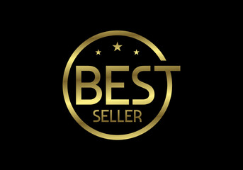 Best Seller icon design, Best Seller badge logo design template vector illustration