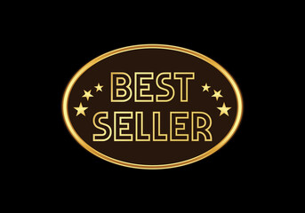 Best Seller icon design, Best Seller badge logo design template vector illustration