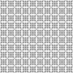 Creative composition with the image of gray geometric shapes on a white background. Seamless background, abstraction. Material for printing on paper or fabric.