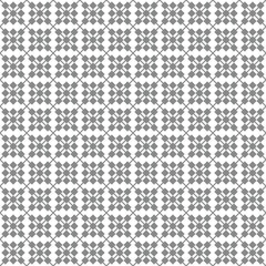 Creative composition with the image of gray geometric shapes on a white background. Seamless background, abstraction. Material for printing on paper or fabric.